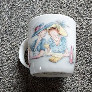Charming Illustrated Mug with Ladies